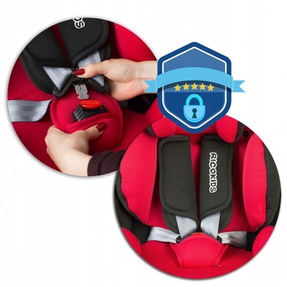 Scaun auto 0-36 kg cu Isofix Ricokids Spinway Pro 7111 Rosu - poza 8 - ExclusivMAG.ro