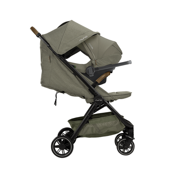 Carucior ultracompact cu pliere automata Nuna TRVL Pine, Culoare: Verde - poza 6 - ExclusivMAG.ro