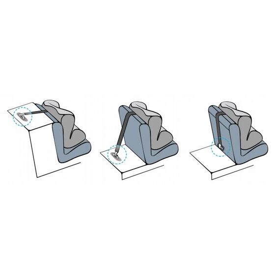 Scaun auto 0-36 kg cu Isofix Ricokids Spinway Pro 7111 Rosu - poza 11 - ExclusivMAG.ro