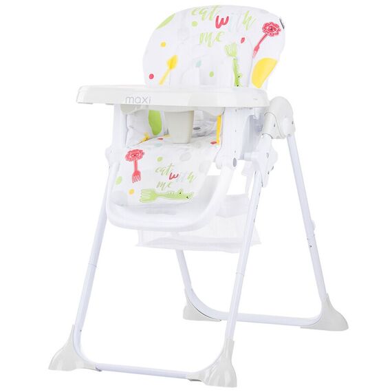 Scaun de masa Chipolino Maxi platinum, Culoare: Alb/Gri - poza 2 - ExclusivMAG.ro