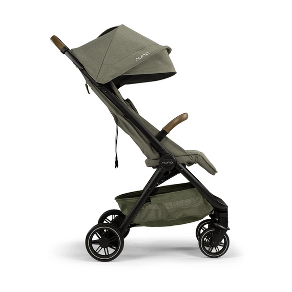 Carucior ultracompact cu pliere automata Nuna TRVL Pine, Culoare: Verde - poza 3 - ExclusivMAG.ro