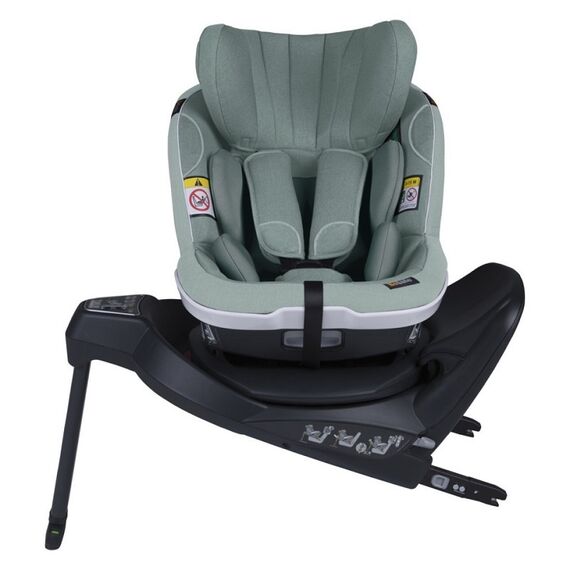 Scaun auto BeSafe iZi Turn i-Size Sea Green Mélange, Culoare: Verde, Grupa: 61-105cm (4luni - 4ani) - poza 2 - ExclusivMAG.ro