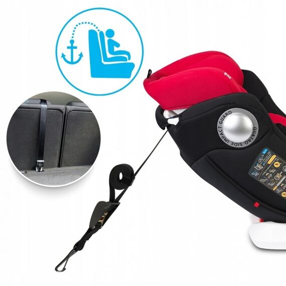 Scaun auto 0-36 kg cu Isofix Ricokids Spinway Pro 7111 Rosu - poza 10 - ExclusivMAG.ro