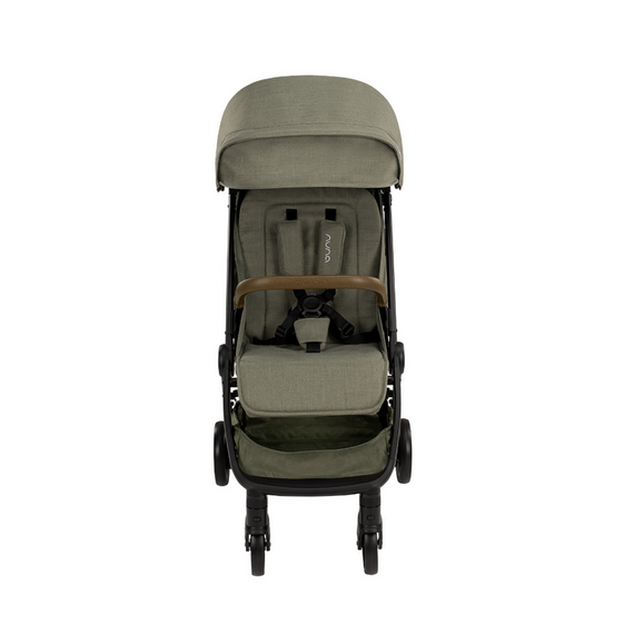 Carucior ultracompact cu pliere automata Nuna TRVL Pine, Culoare: Verde - poza 2 - ExclusivMAG.ro