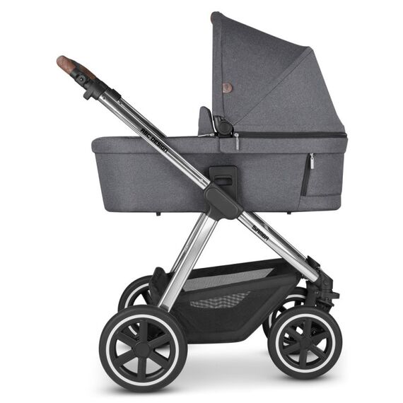 Carucior 2 in 1 Samba Asphalt Diamond ABC Design, Culoare: Gri/Negru - poza 4 - ExclusivMAG.ro