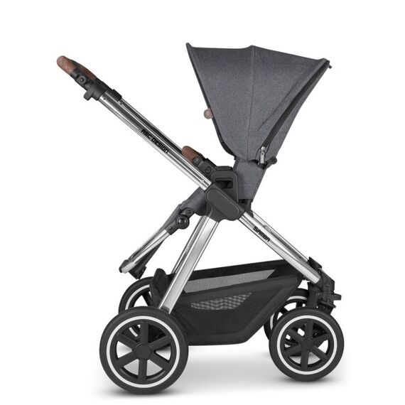 Carucior 2 in 1 Samba Asphalt Diamond ABC Design, Culoare: Gri/Negru - poza 7 - ExclusivMAG.ro