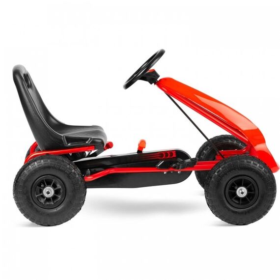 Kart cu pedale si roti gonflabile Gokart RK-593 Ricokids 759300, Rosu - poza 3 - ExclusivMAG.ro