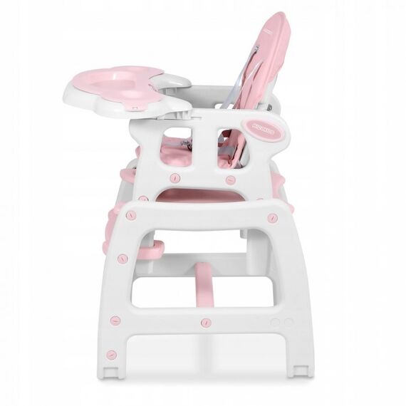 Scaun de masa 5 in 1 Ricokids Sinco - Roz, Culoare: Roz - poza 2 - ExclusivMAG.ro