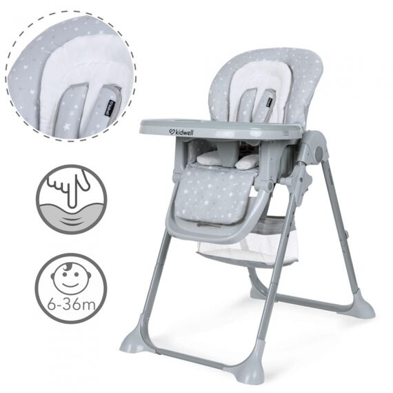 Scaun de masa Kidwell Ami Stars, Culoare: Gri deschis - poza 5 - ExclusivMAG.ro