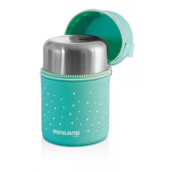 Termos mancare solida 600 ml Miniland Baby, Culoare: Gri, Cantitate: 600ml - poza 2 - ExclusivMAG.ro
