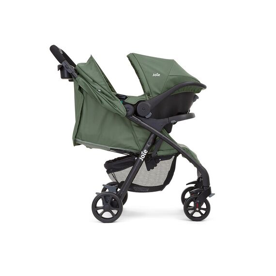 Carucior Muze LX si scoica auto Juva, Laurel, Culoare: Verde  - ExclusivMAG.ro
