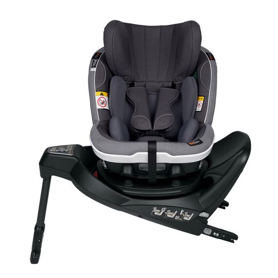 Scaun auto BeSafe iZi Turn M i-Size - Metallic Mélange, Culoare: Gri/Negru, Grupa: 61-105cm (4luni - 4ani) - poza 3 - ExclusivMAG.ro