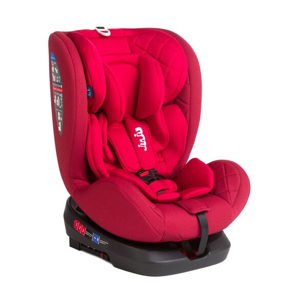 Scaun Auto Juju Total rotativ 360, Rosu, Culoare: Rosu, Grupa: 0-36kg (0 luni - 12 ani)  - ExclusivMAG.ro