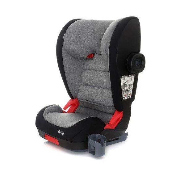 Scaun auto Coto Baby Bari ISOFIX 15-36 Kg Dark Grey Melange, Culoare: Gri/Negru, Grupa: 15-36kg (4 ani - 12 ani)  - ExclusivMAG.ro
