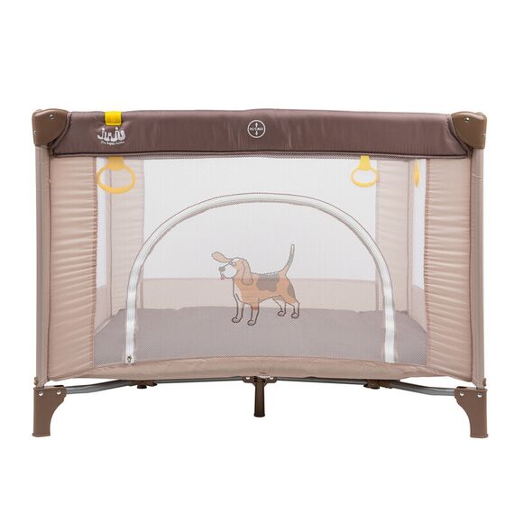 Tarc de joaca Juju Discovery Benji, Culoare: Crem, Dimensiuni: 100x100 - poza 4 - ExclusivMAG.ro