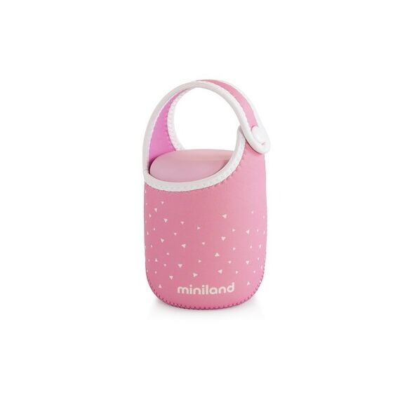 Termos Mancare Solida Silky Mini 280 ml Rose Miniland Baby, Culoare: Roz, Cantitate: 280ml - poza 3 - ExclusivMAG.ro