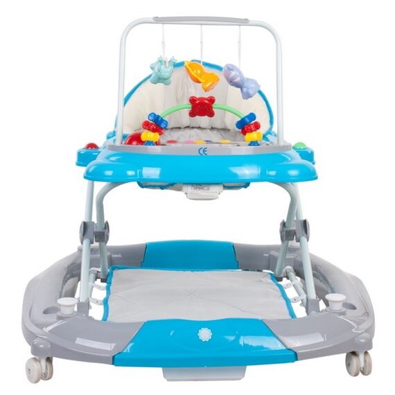 Premergator Sun Baby Pisicuta 021 cu functie de balansoar - Blue Grey, Culoare: Blue - poza 7 - ExclusivMAG.ro
