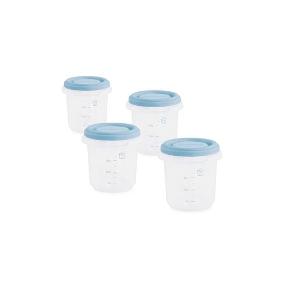 Set 4 Recipiente Plastic 250 ml Azure Miniland, Culoare: Albastru, Cantitate: 250ml - poza 2 - ExclusivMAG.ro