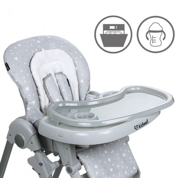 Scaun de masa Kidwell Ami Stars, Culoare: Gri deschis - poza 9 - ExclusivMAG.ro