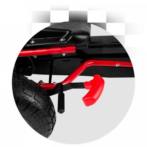 Kart cu pedale si roti gonflabile Gokart RK-593 Ricokids 759300, Rosu - poza 10 - ExclusivMAG.ro