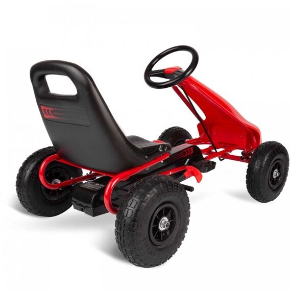 Kart cu pedale si roti gonflabile Gokart RK-593 Ricokids 759300, Rosu - poza 2 - ExclusivMAG.ro