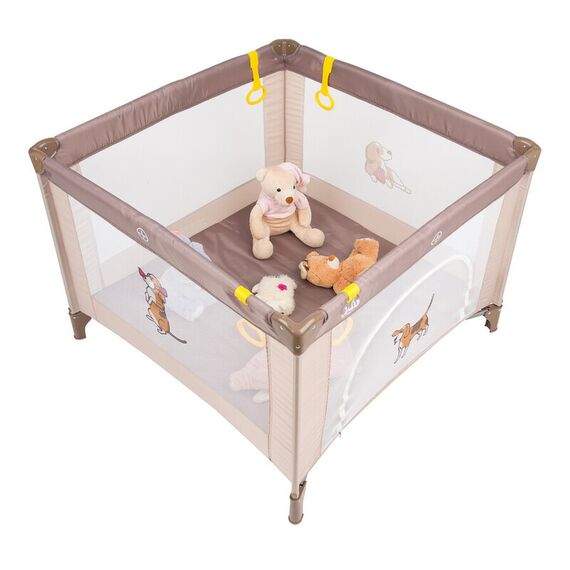 Tarc de joaca Juju Discovery Benji, Culoare: Crem, Dimensiuni: 100x100 - poza 3 - ExclusivMAG.ro