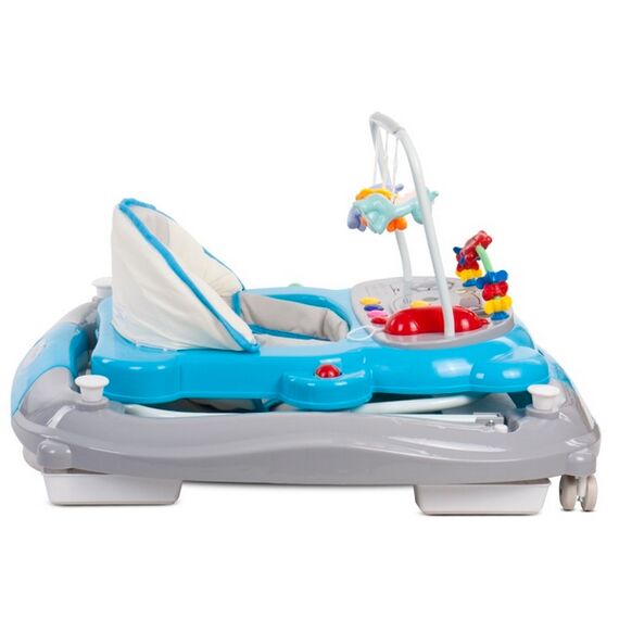 Premergator Sun Baby Pisicuta 021 cu functie de balansoar - Blue Grey, Culoare: Blue - poza 4 - ExclusivMAG.ro
