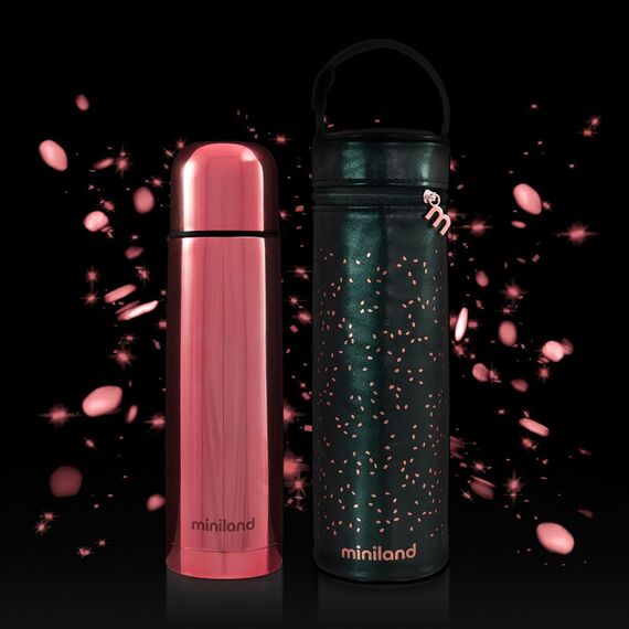 Termos Lichide Deluxe 500 ml Rose Miniland Baby, Culoare: Roz, Cantitate: 500ml - poza 5 - ExclusivMAG.ro