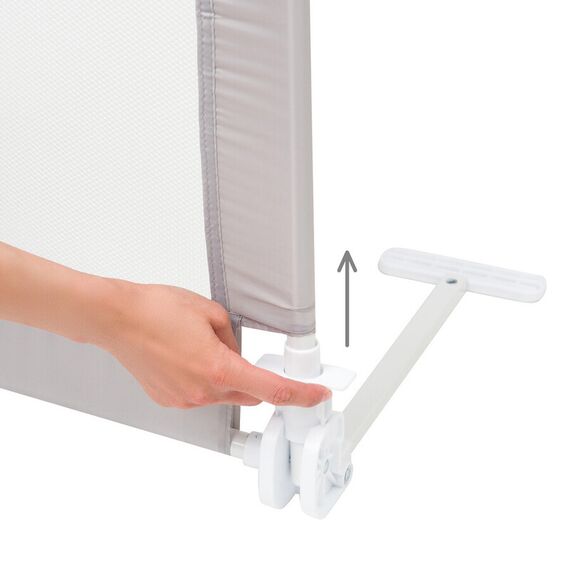 Margine de siguranta pentru pat Juju Safe Sleep, Mini Moon, Culoare: Gri - poza 4 - ExclusivMAG.ro
