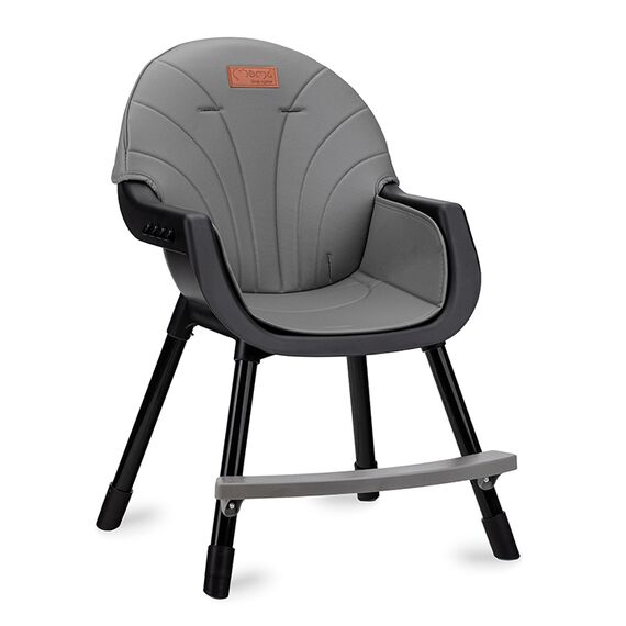 Scaun de masa copii Momi Flovi, Piele ecologica, Black, Culoare: Negru - poza 4 - ExclusivMAG.ro