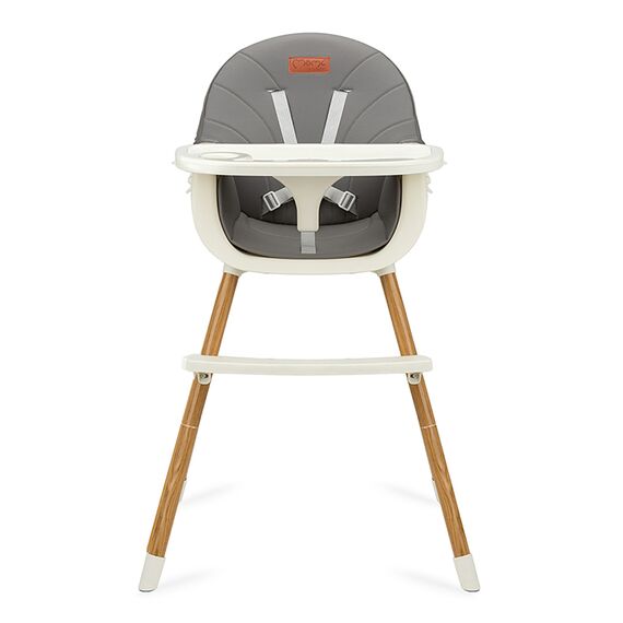 Scaun de masa copii Momi Flovi, Piele ecologica, Dark Grey, Culoare: Gri - poza 2 - ExclusivMAG.ro