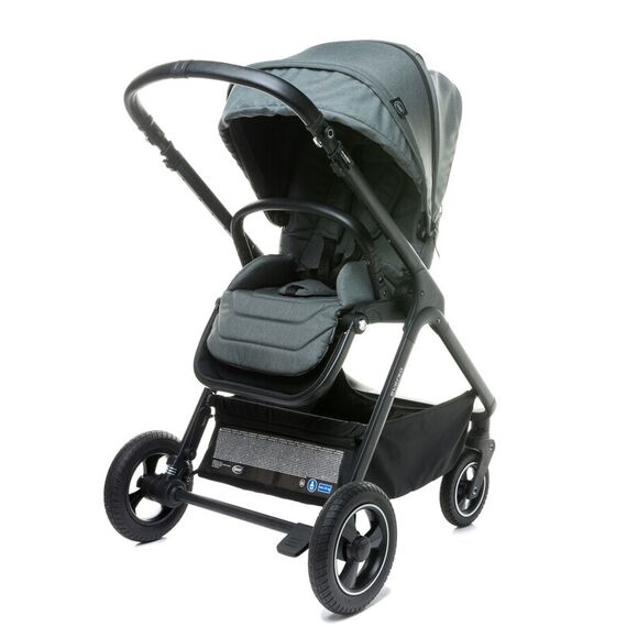Carucior reversibil cu roti de cauciuc (max. 22 Kg) 4Baby EVERSO Gri, Culoare: Gri - poza 4 - ExclusivMAG.ro