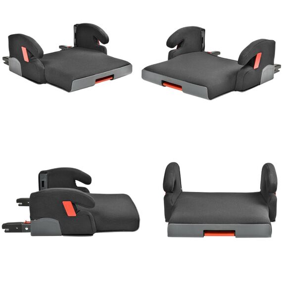 Scaun auto pliabil Beaba Pureseat Fix Isofix Black, Culoare: Negru, Grupa: 15-36kg (4 ani - 12 ani) - poza 6 - ExclusivMAG.ro