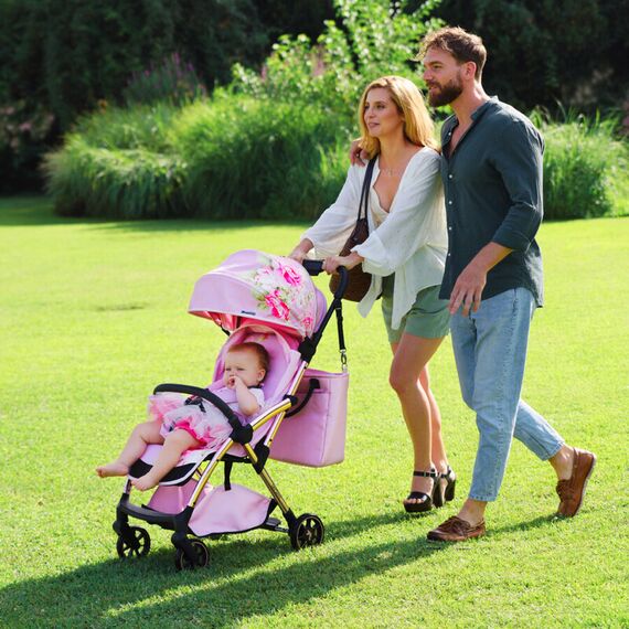 Carucior Leclerc colectia Monnalisa Antique Pink, Culoare: Roz - poza 7 - ExclusivMAG.ro