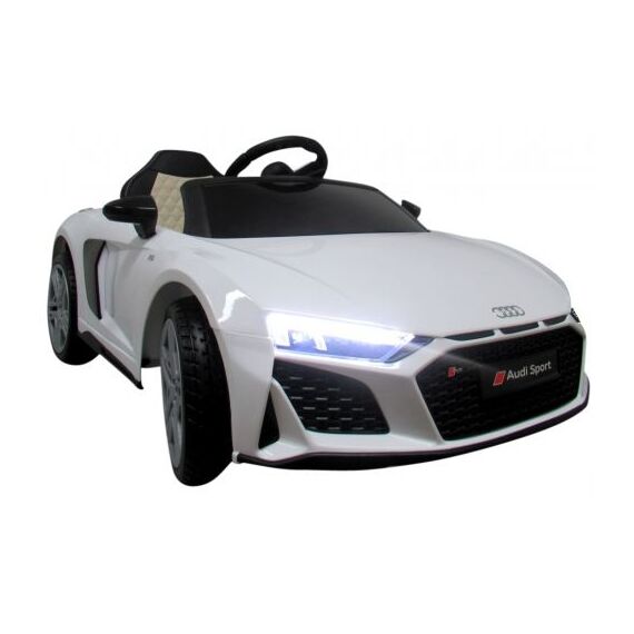 Masinuta electrica cu telecomanda Audi R8 - 107 cm R-Sport Alb, Culoare: Alb, Capacitate acumulator: 12V - poza 2 - ExclusivMAG.ro