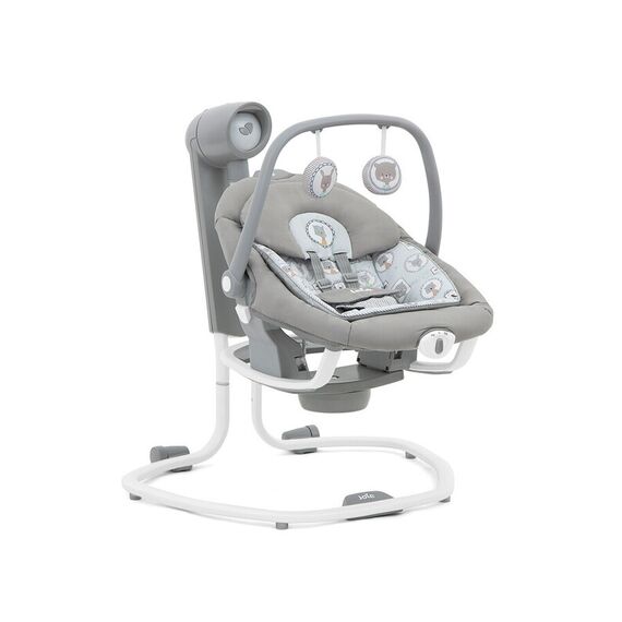 Leagan si balansoar rotativ Joie Serina 2 in 1 Portrait, Culoare: Gri  - ExclusivMAG.ro