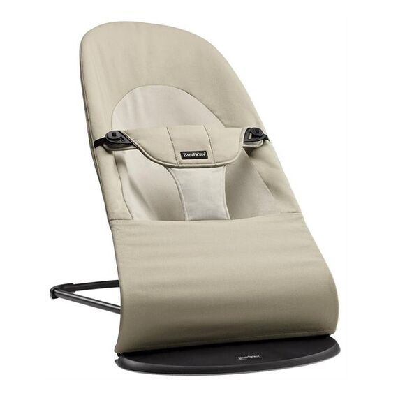 Balansoar BabyBjorn Balance Soft Khaki/Beige, Bumbac, Culoare: Bej  - ExclusivMAG.ro