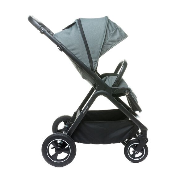 Carucior reversibil cu roti de cauciuc (max. 22 Kg) 4Baby EVERSO Gri, Culoare: Gri - poza 5 - ExclusivMAG.ro