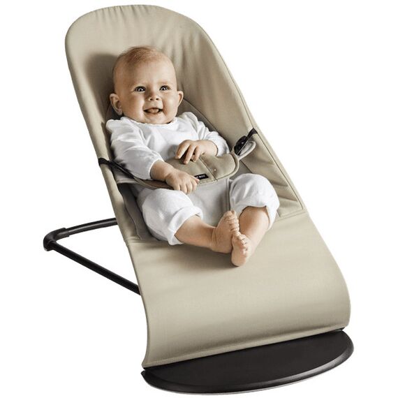 Balansoar BabyBjorn Balance Soft Khaki/Beige, Bumbac, Culoare: Bej - poza 4 - ExclusivMAG.ro