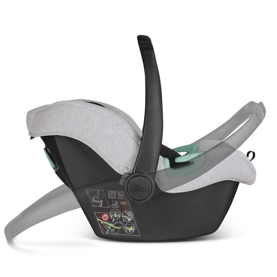 Scaun auto Tulip 0-13 kg Mineral ABC Design, Culoare: Gri deschis, Grupa: 0-13kg (0 luni - 12 luni) - poza 4 - ExclusivMAG.ro