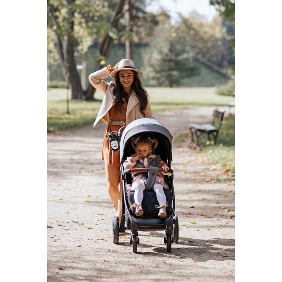 Carucior sport cu roti gonflabile (max. 22 Kg) 4Baby STINGER AIR Gri, Culoare: Gri - poza 7 - ExclusivMAG.ro