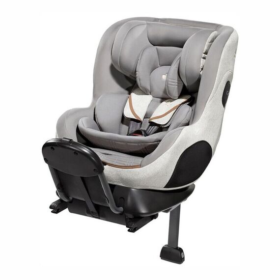 Scaun auto Joie i-Size i-Prodigi Signature, nastere-125 cm, Oyster, testat Plus, Culoare: Gri, Grupa: 0-25kg (0 luni - 7 ani)  - ExclusivMAG.ro