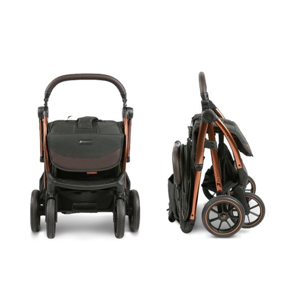 Carucior Leclerc Influencer XL Black Brown, Culoare: Negru - poza 4 - ExclusivMAG.ro