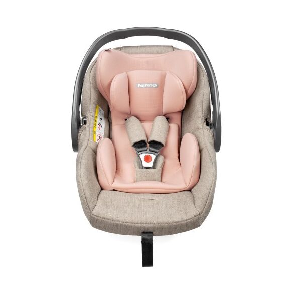 Scaun Auto Peg Perego i-size Primoviaggio SLK, 40 - 87 cm, 0-13 kg, Mon Amour, Bej / Roz, Culoare: Crem, Grupa: 0-13kg (0 luni - 12 luni) - poza 2 - ExclusivMAG.ro