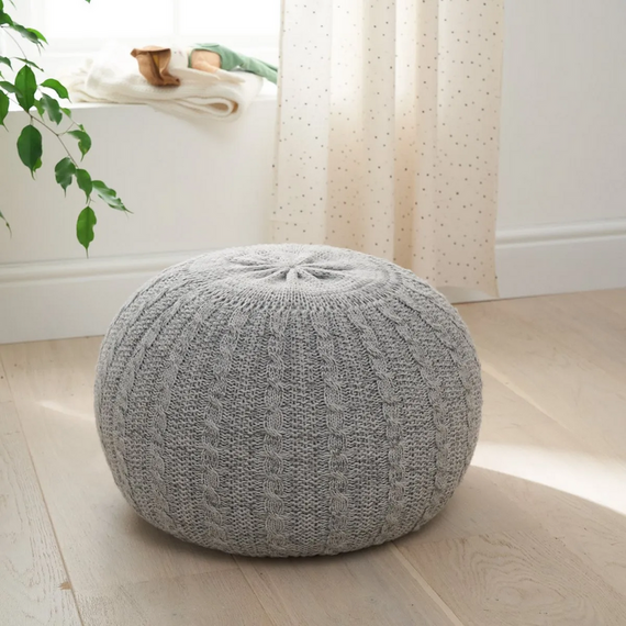 Fotoliu Pouffe Pebble Tutti Bambini, Culoare: Gri - poza 4 - ExclusivMAG.ro