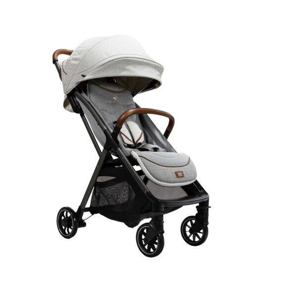 Carucior ultracompact Parcel Signature Oyster, Culoare: Gri deschis  - ExclusivMAG.ro