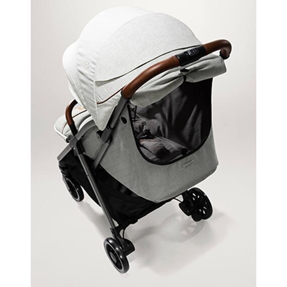 Carucior ultracompact Parcel Signature Oyster, Culoare: Gri deschis - poza 10 - ExclusivMAG.ro