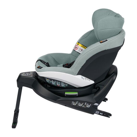 Scaun auto rotativ Besafe iZi Turn B i-Size (40-105 cm) - Sea Green Melange, Culoare: Turcoaz, Grupa: 0-18kg (0 luni - 4 ani) - poza 4 - ExclusivMAG.ro