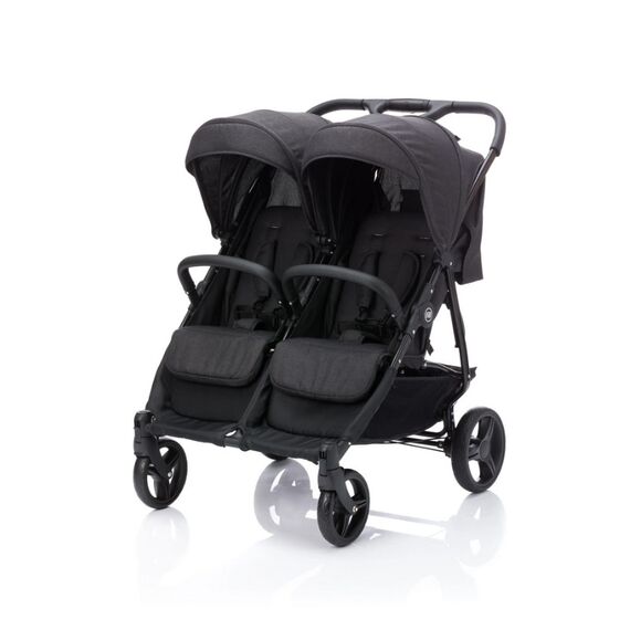 Carucior pentru gemeni Duo complet Black Fillikid  - ExclusivMAG.ro