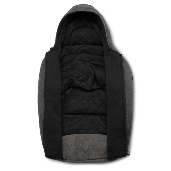 Port Bebe sac Tulip 0-15 luni Asphalt ABC Design, Culoare: Gri/Negru - poza 3 - ExclusivMAG.ro